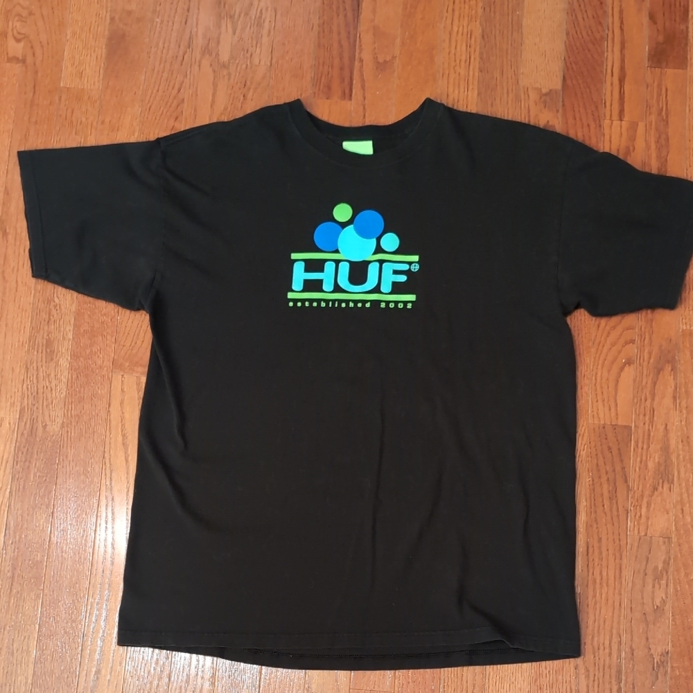 Huf Fun T-shirt Size XL Black